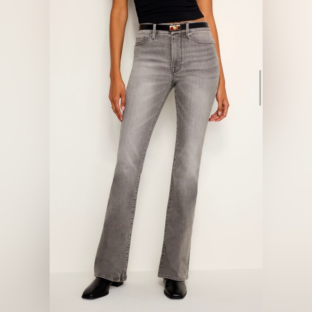 NWT GOOD AMERICAN GOOD CLASSIC BOOTCUT LIGHT COMPRESSION JEANS, Size 4 / 27